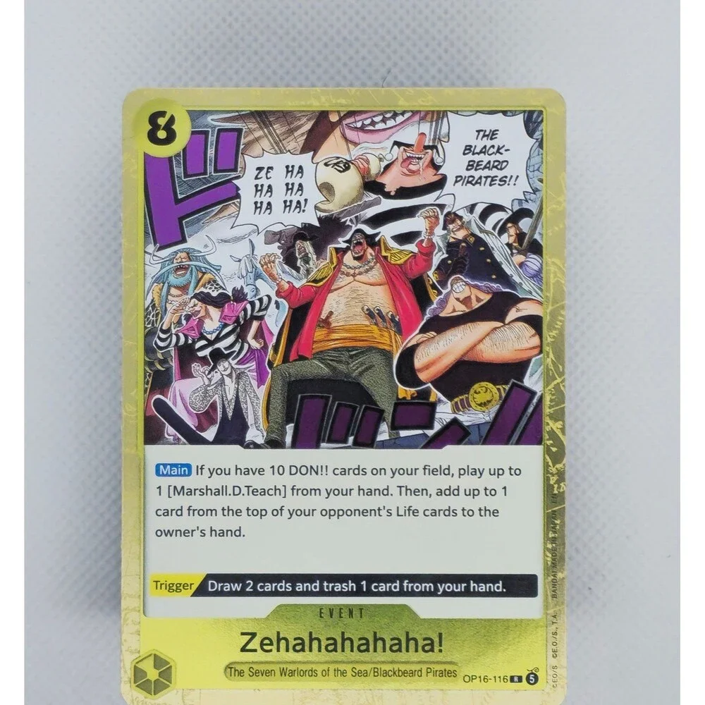 One Piece Zehahahahahaha! OP16-0116 R The Time of Battle